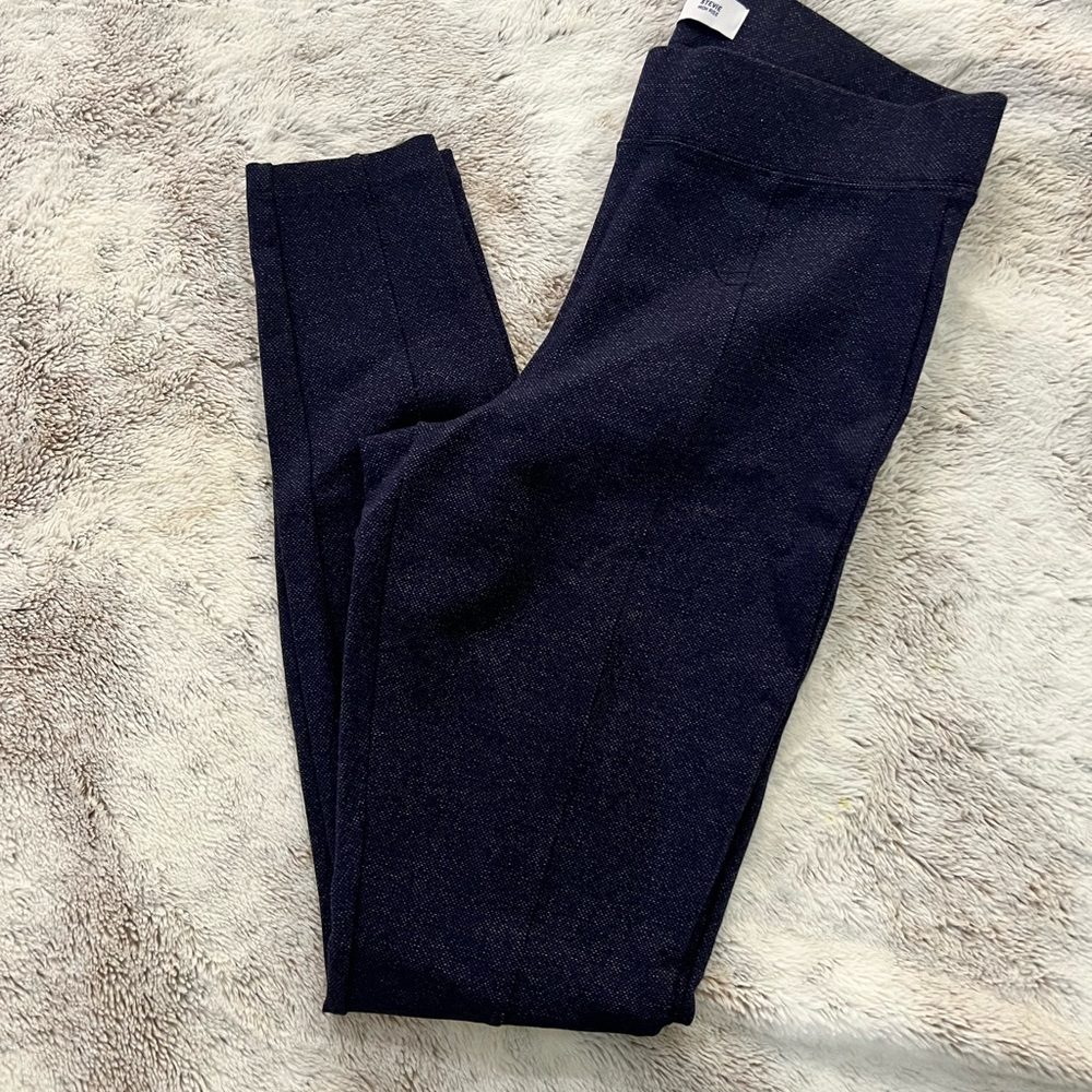 Denim dark blue color dress leggings old navy